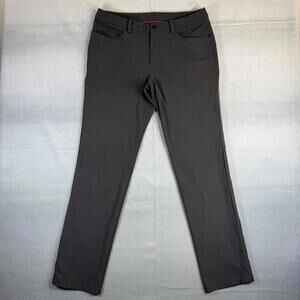 Lululemon ABC Classic-Fit 5 Pocket Pants Men's 34 Gray Warpstreme Chino 6A6041